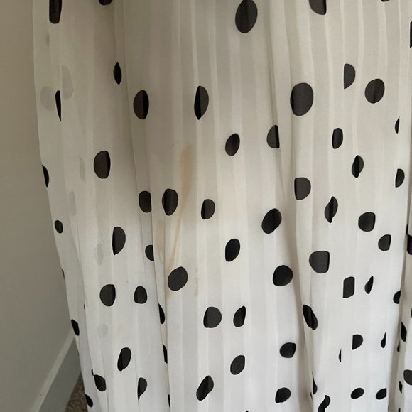 Asos Brand - High Waisted polka dot maxi skirt - size 6 - Picture 2 of 9